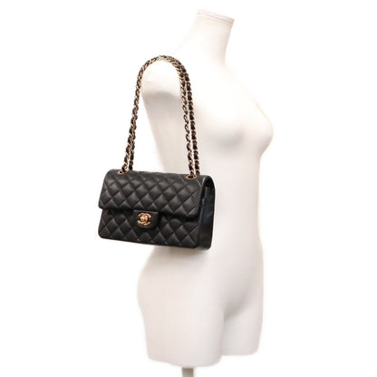 CHANEL シャネル A01112 黒 ラムスキン PG金具 内黒 マトラッセ25 ショルダーバッグ ショルダーバッグ
