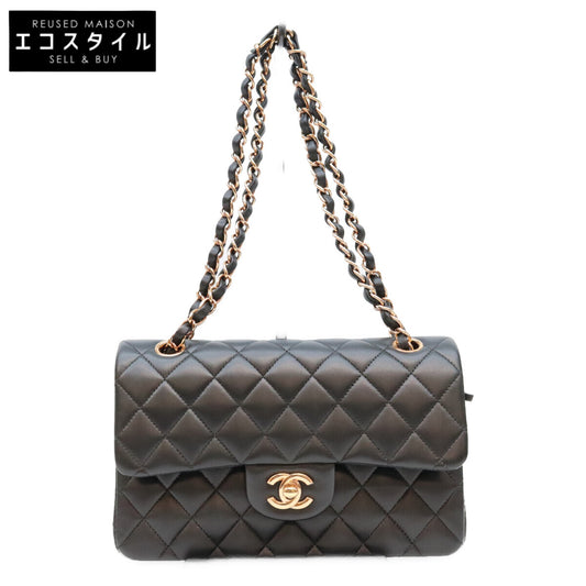 CHANEL シャネル A01113 黒 ラムスキン PG金具 内黒 マトラッセ23 ショルダーバッグ ショルダーバッグ