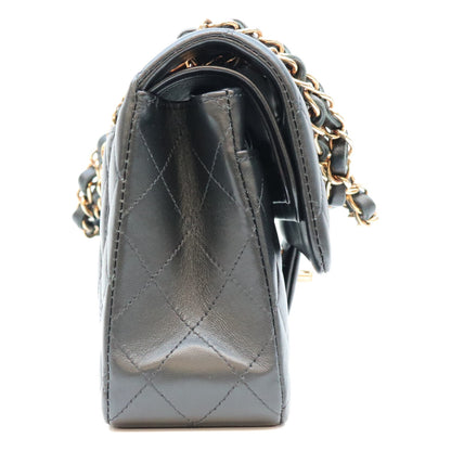 CHANEL シャネル A01112 黒 ラムスキン PG金具 内黒 マトラッセ25 ショルダーバッグ ショルダーバッグ