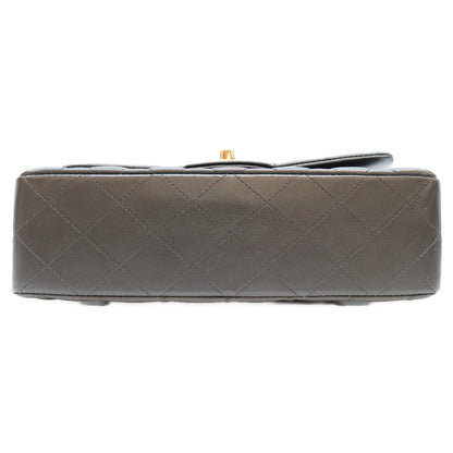 CHANEL シャネル A01112 黒 ラムスキン PG金具 内黒 マトラッセ25 ショルダーバッグ ショルダーバッグ