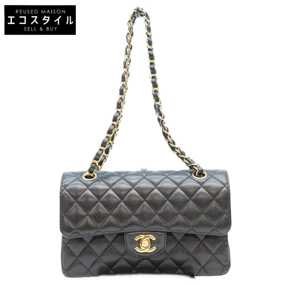CHANEL シャネル 31番 A01113 黒 キャビア G金具 マトラッセ23 ショルダーバッグ ショルダーバッグ