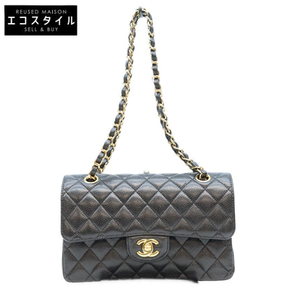 CHANEL シャネル 31番 A01113 黒 キャビア G金具 マトラッセ23 ショルダーバッグ ショルダーバッグ