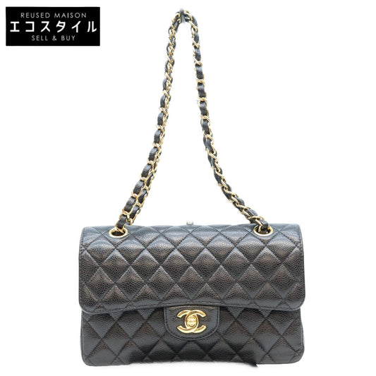 CHANEL シャネル 31番 A01113 黒 キャビア G金具 マトラッセ23 ショルダーバッグ ショルダーバッグ
