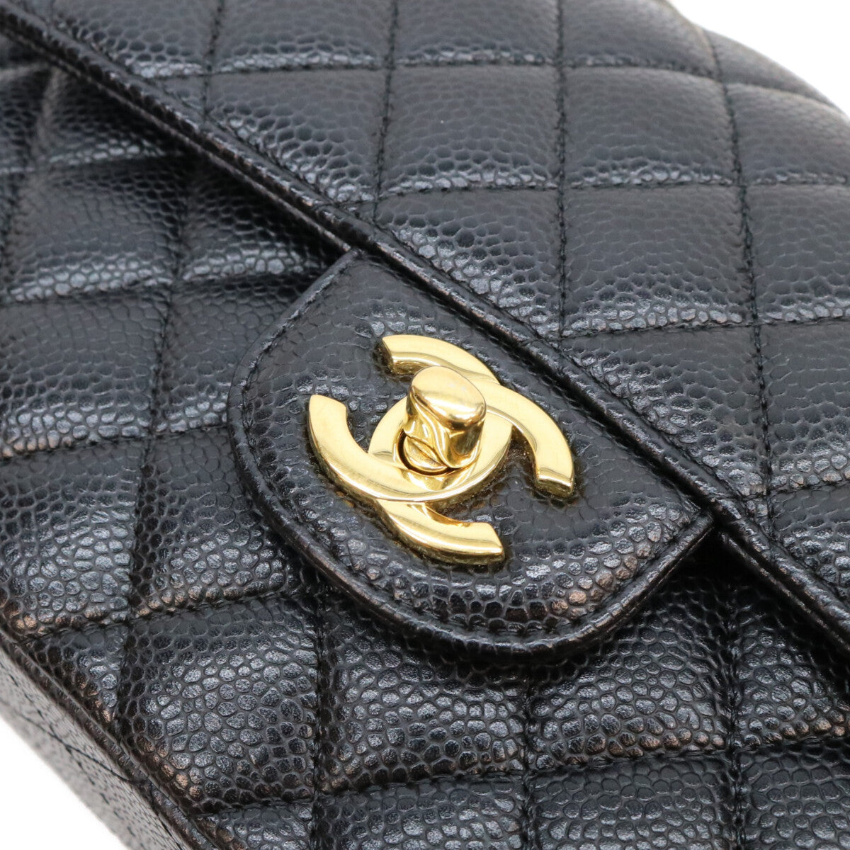 CHANEL シャネル 31番 A01113 黒 キャビア G金具 マトラッセ23 ショルダーバッグ ショルダーバッグ