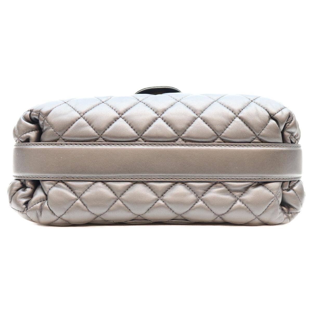 CHANEL シャネル 14年 18番 黒 ラム SV金具 マトラッセ Sフラップ ショルダーバッグ ショルダーバッグ