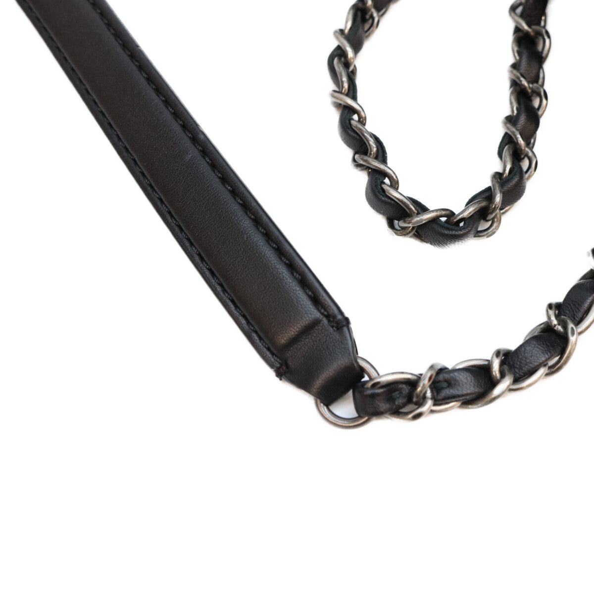 CHANEL シャネル 14年 18番 黒 ラム SV金具 マトラッセ Sフラップ ショルダーバッグ ショルダーバッグ