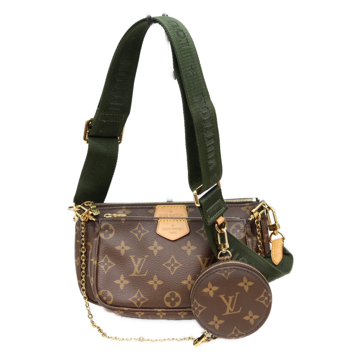 LOUIS VUITTON ルイヴィトン 21年 M44813 モノグラム カーキ ミュルティポシェットアクセソワール ショルダーバッグ ショルダーバッグ