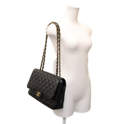 CHANEL シャネル 13番 A28600 黒 キャビア G金具 シングル デカマトラッセ30 ショルダーバッグ ショルダーバッグ