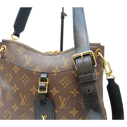 LOUIS VUITTON ルイヴィトン 20年 M45353 モノグラム ノワール オデオンNM PM ショルダーバッグ ショルダーバッグ