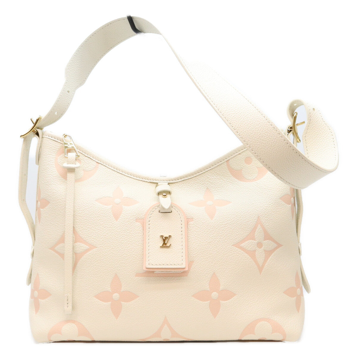LOUIS VUITTON ルイヴィトン M24141 アンプラント ラテホワイト シャマロウピンク キャリーオールジップNMPM ショルダーバッグ ショルダーバッグ