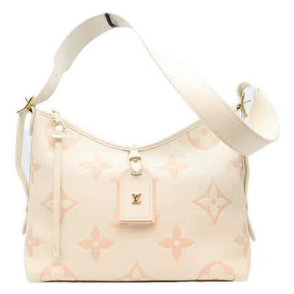 LOUIS VUITTON ルイヴィトン M24141 アンプラント ラテホワイト シャマロウピンク キャリーオールジップNMPM ショルダーバッグ ショルダーバッグ