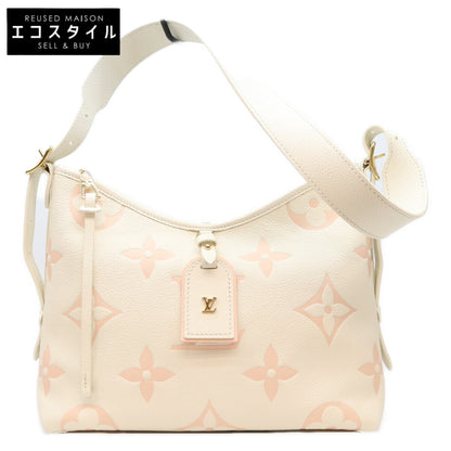 LOUIS VUITTON ルイヴィトン M24141 アンプラント ラテホワイト シャマロウピンク キャリーオールジップNMPM ショルダーバッグ ショルダーバッグ