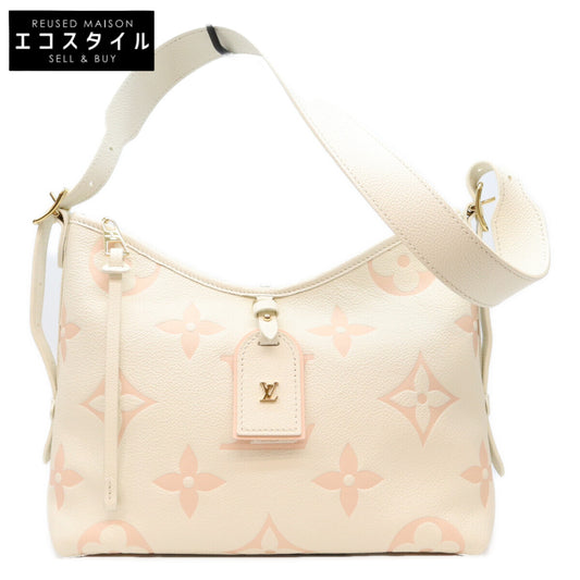 LOUIS VUITTON ルイヴィトン M24141 アンプラント ラテホワイト シャマロウピンク キャリーオールジップNMPM ショルダーバッグ ショルダーバッグ