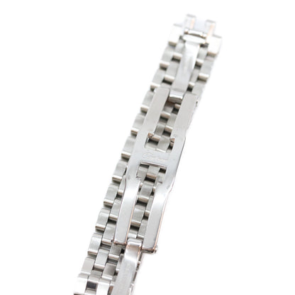Cartier カルティエ 06年 W25075Z5 ピンクシェル文字盤 サントスドゥモワゼル SM QZ SS 時計 腕時計