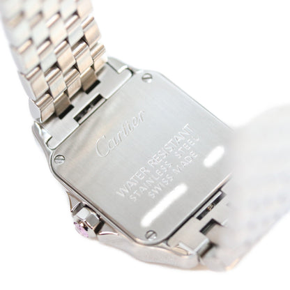 Cartier カルティエ 06年 W25075Z5 ピンクシェル文字盤 サントスドゥモワゼル SM QZ SS 時計 腕時計