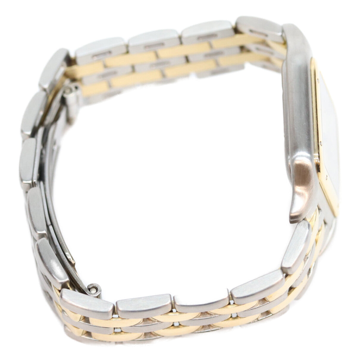 Cartier カルティエ 80-90s アイボリー文字盤 パンテールMM 2ロウ QZ YG SS 時計 腕時計