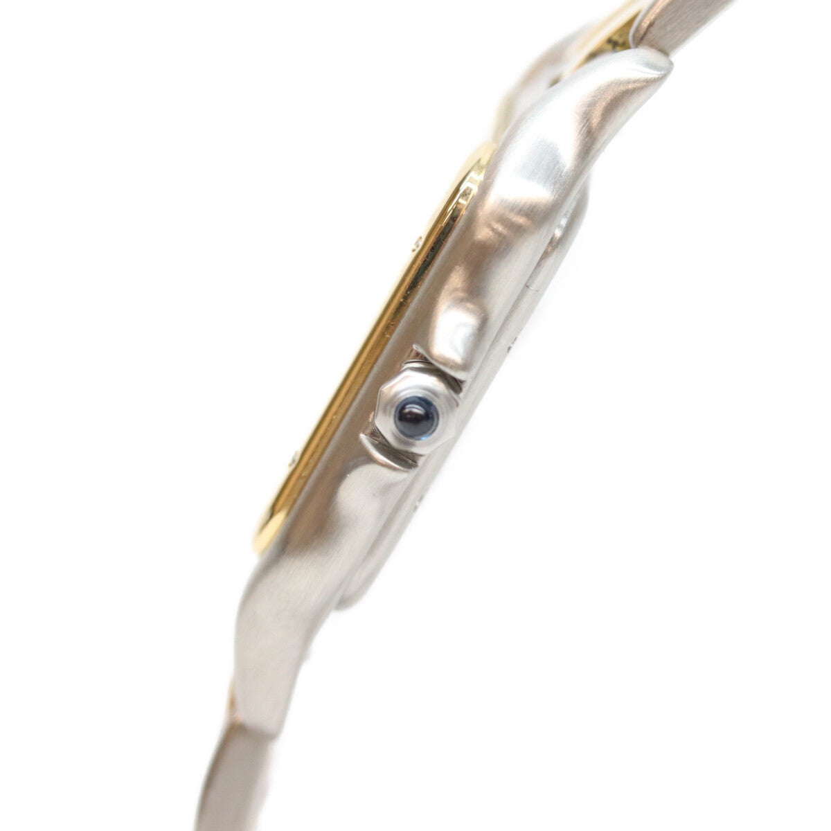 Cartier カルティエ 80-90s アイボリー文字盤 パンテールMM 2ロウ QZ YG SS 時計 腕時計