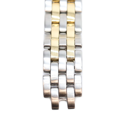 Cartier カルティエ 80-90s アイボリー文字盤 パンテールMM 2ロウ QZ YG SS 時計 腕時計