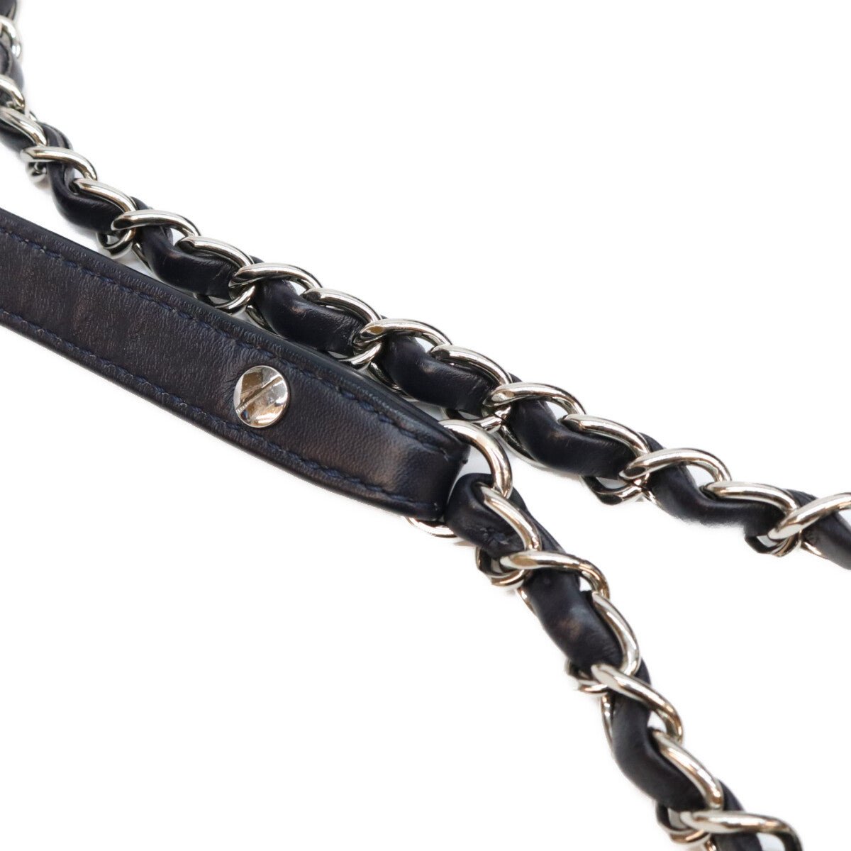 CHANEL シャネル 26番 黒×ネイビー ラム Vステッチ シェブロン×マトラッセ カメラケースショルダーバッグ ショルダーバッグ