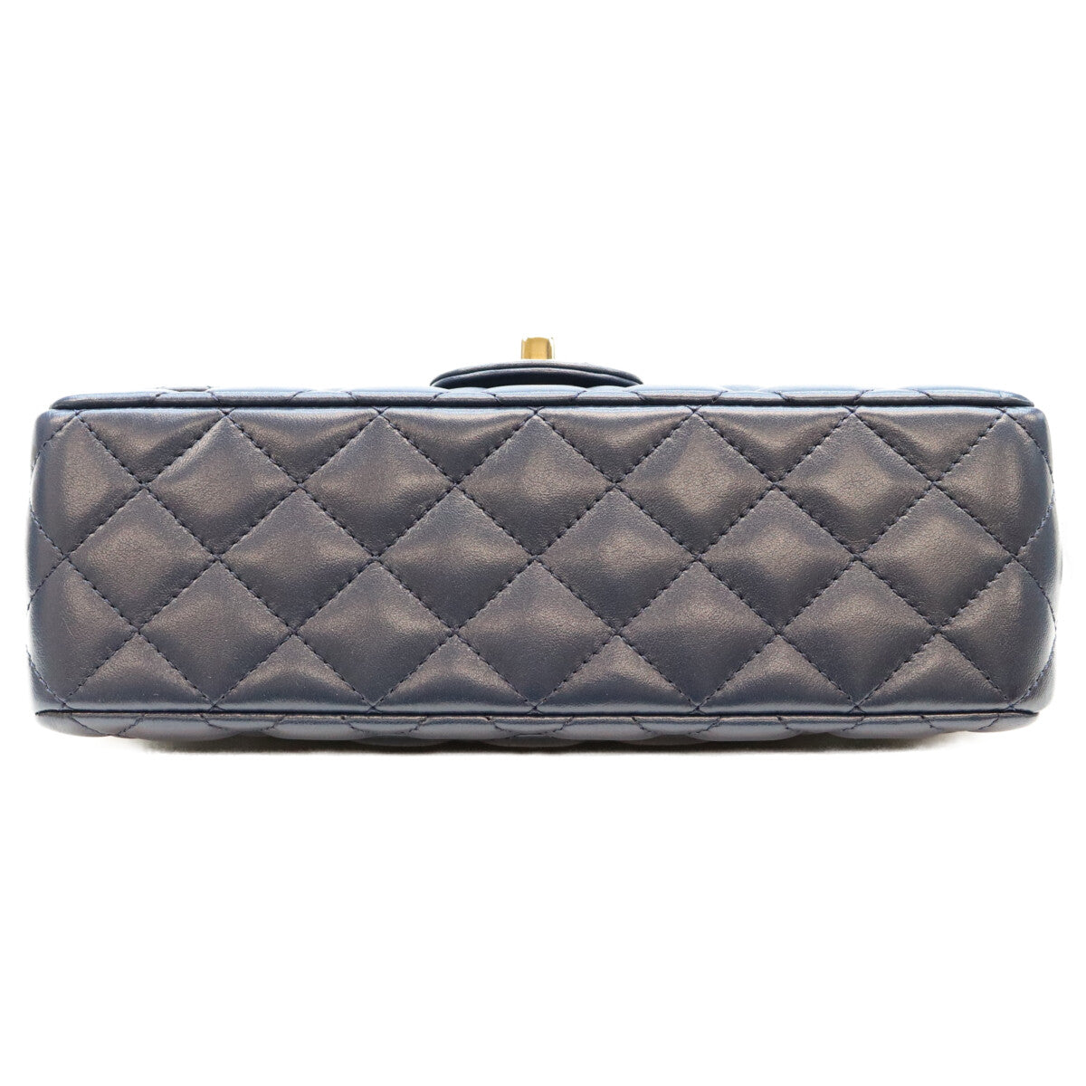CHANEL シャネル AS4219 ネイビー ラム G金具 ビジューチェーントップハンドル マトラッセ23 ショルダーバッグ ショルダーバッグ