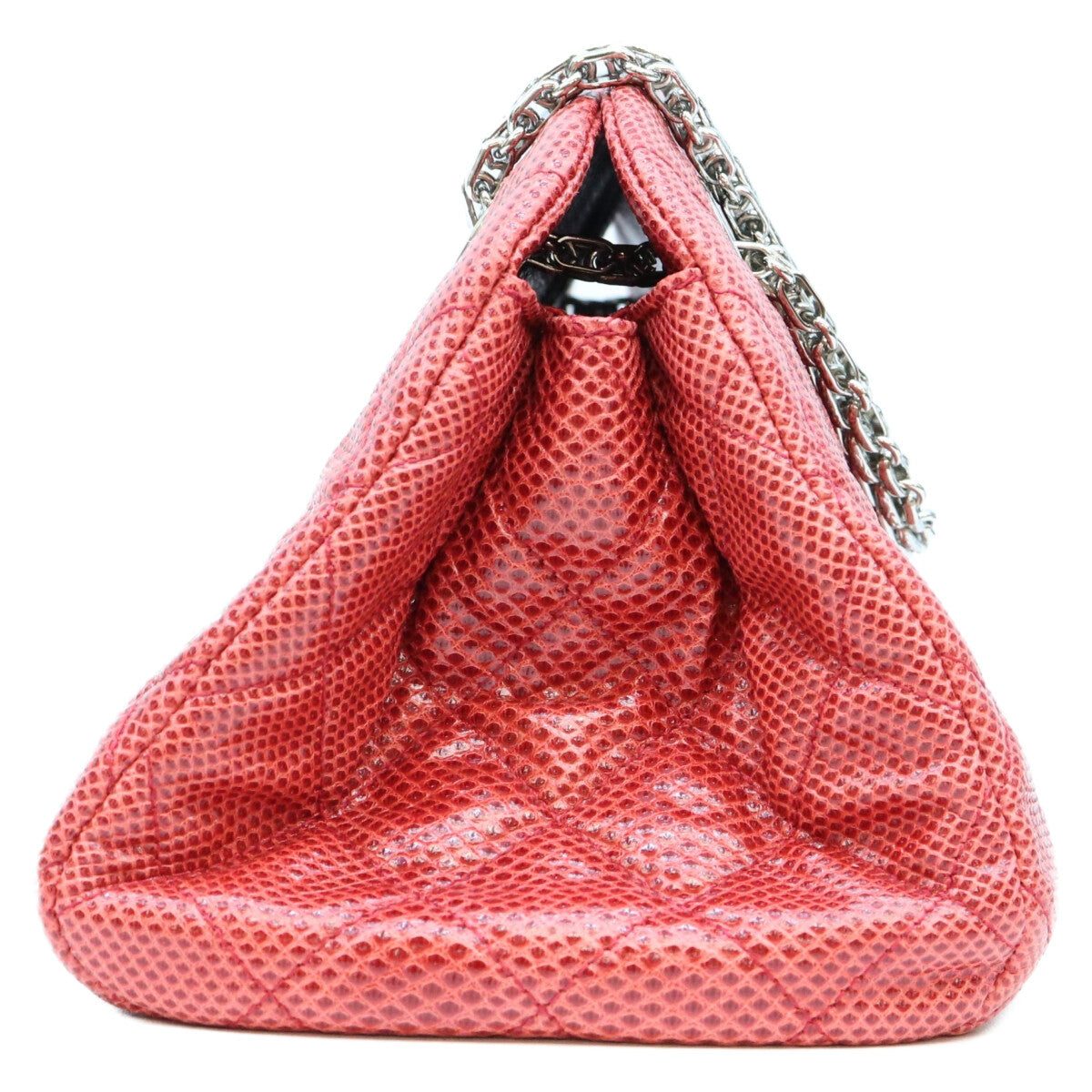 CHANEL シャネル 14番 赤 エキゾチックレザー SV金具 ボーリング ショルダーバッグ ショルダーバッグ