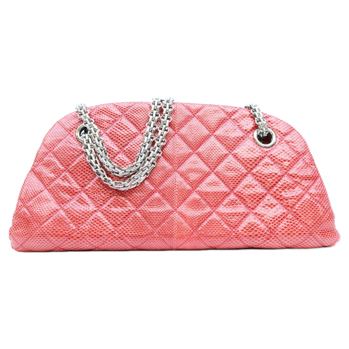CHANEL シャネル 14番 赤 エキゾチックレザー SV金具 ボーリング ショルダーバッグ ショルダーバッグ