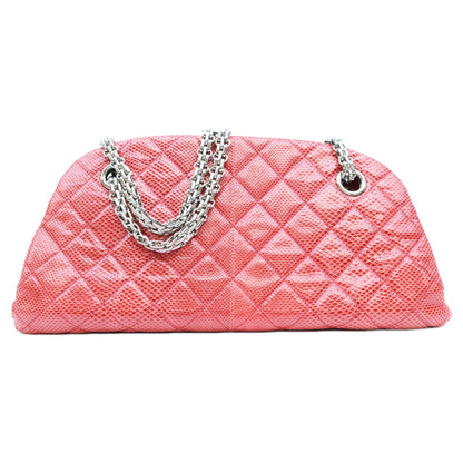 CHANEL シャネル 14番 赤 エキゾチックレザー SV金具 ボーリング ショルダーバッグ ショルダーバッグ