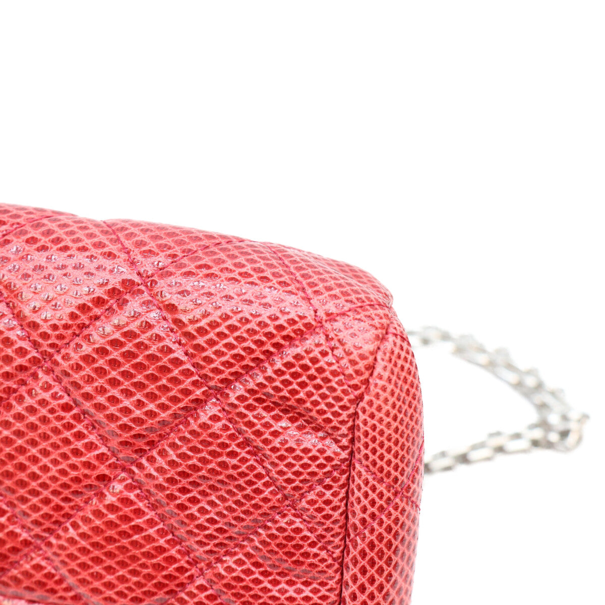 CHANEL シャネル 14番 赤 エキゾチックレザー SV金具 ボーリング ショルダーバッグ ショルダーバッグ