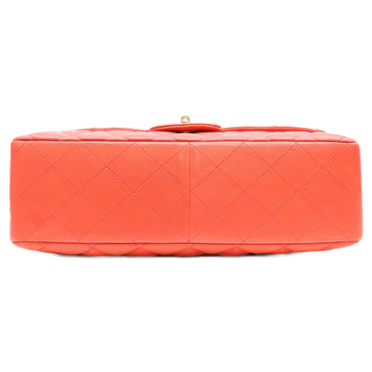 CHANEL シャネル 13番 09年 A48105 赤 ラム G金具 ベロア×ナイロンチェーン デカマトラッセ30 ショルダーバッグ ショルダーバッグ
