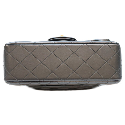 CHANEL シャネル AS2431 黒 ラム G金具 トップハンドル ミニマトラッセ20 ショルダーバッグ ショルダーバッグ