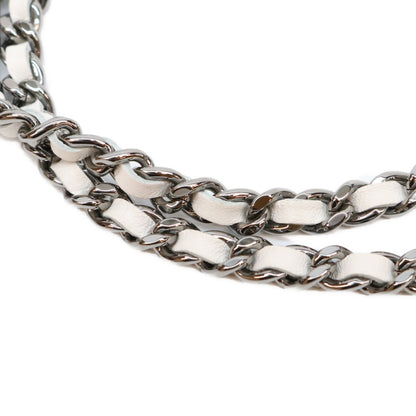 CHANEL シャネル AP3566 白 ラム SV金具 チェーントップハンドル チェーンウォレット ショルダーバッグ ショルダーバッグ