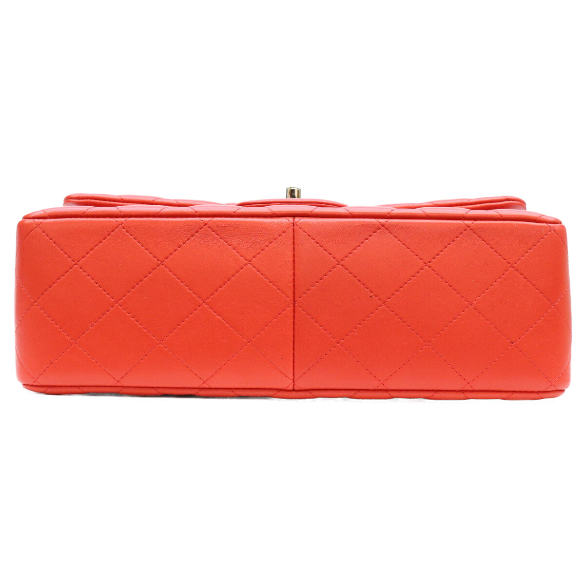 CHANEL シャネル 18番 A58600 赤 ラム SV金具 Wフラップ デカマトラッセ30 ショルダーバッグ ショルダーバッグ