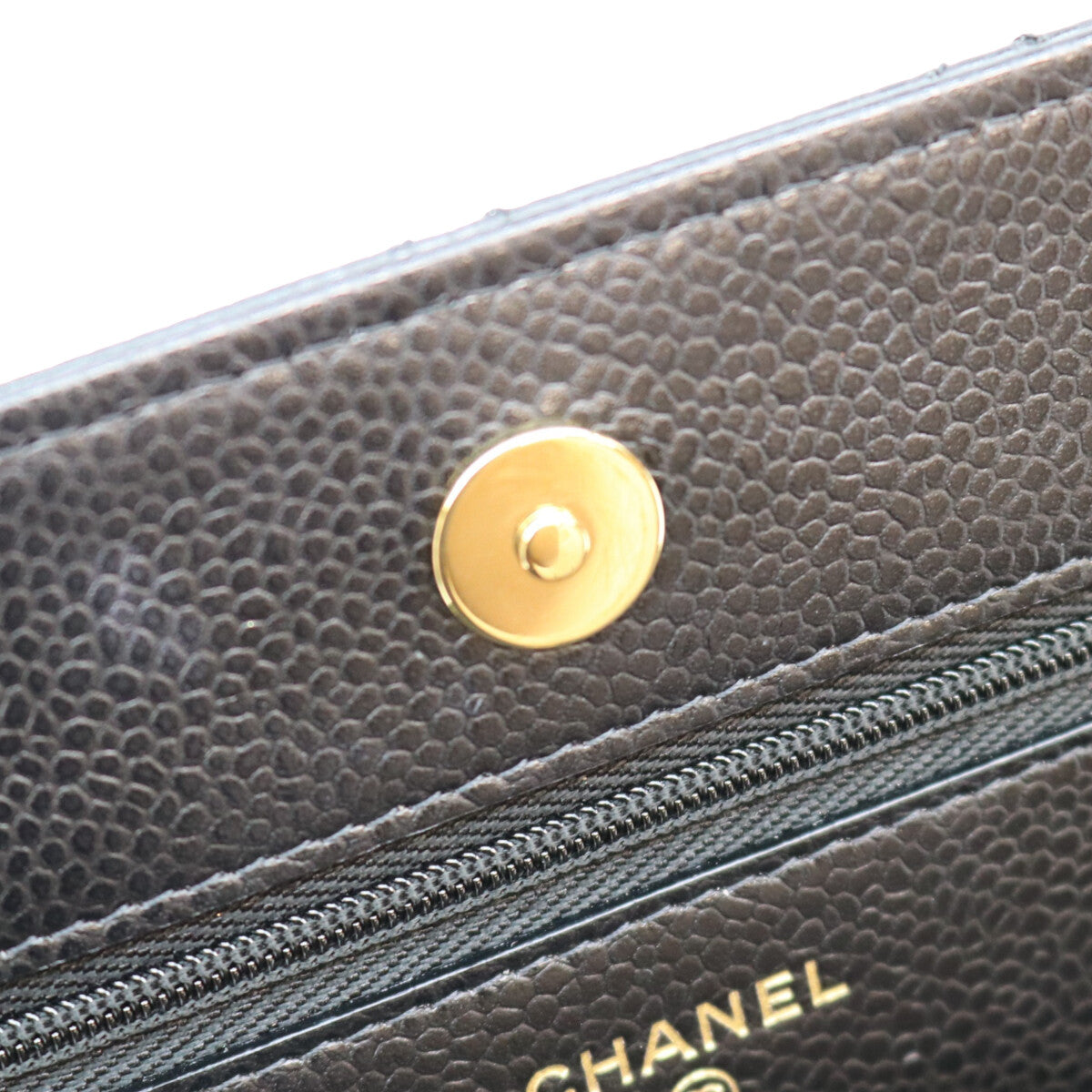 CHANEL シャネル AP0250 黒 タムレスクラシック キャビア G金具 チェーンウォレット ショルダーバッグ
