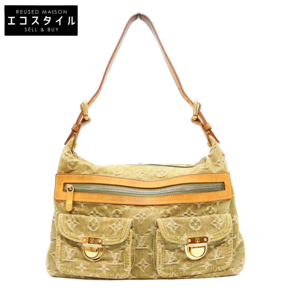 LOUIS VUITTON ルイヴィトン 06年 M95213 モノグラムデニム リケン バギーPM ショルダーバッグ ショルダーバッグ