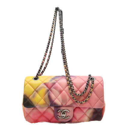 CHANEL シャネル 21番 マルチカラー ラム RSV金具 Sフラップ フラワーパワー マトラッセ 23 ショルダーバッグ ショルダーバッグ