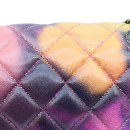 CHANEL シャネル 21番 マルチカラー ラム RSV金具 Sフラップ フラワーパワー マトラッセ 23 ショルダーバッグ ショルダーバッグ