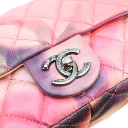 CHANEL シャネル 21番 マルチカラー ラム RSV金具 Sフラップ フラワーパワー マトラッセ 23 ショルダーバッグ ショルダーバッグ