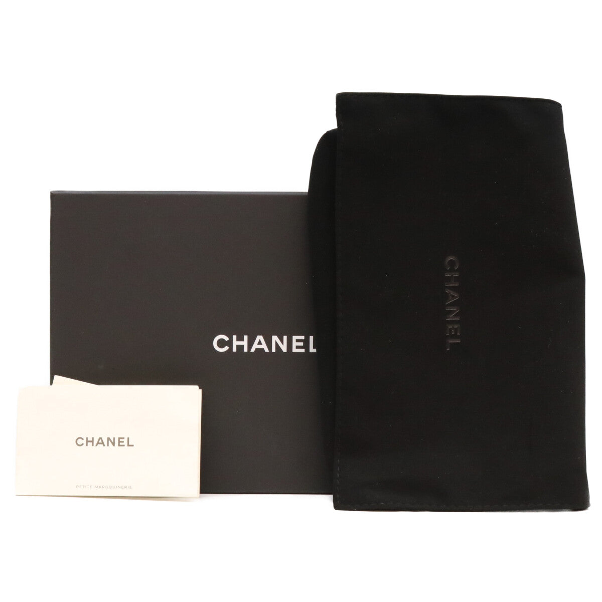 CHANEL シャネル 黒 タムレスクラシック キャビア G金具 ハーフラインストーン チェーンウォレット ショルダーバッグ