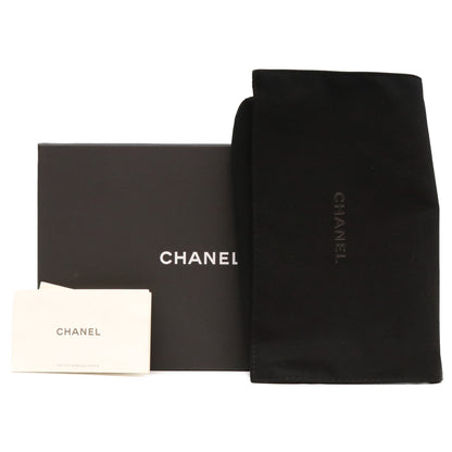 CHANEL シャネル 黒 タムレスクラシック キャビア G金具 ハーフラインストーン チェーンウォレット ショルダーバッグ
