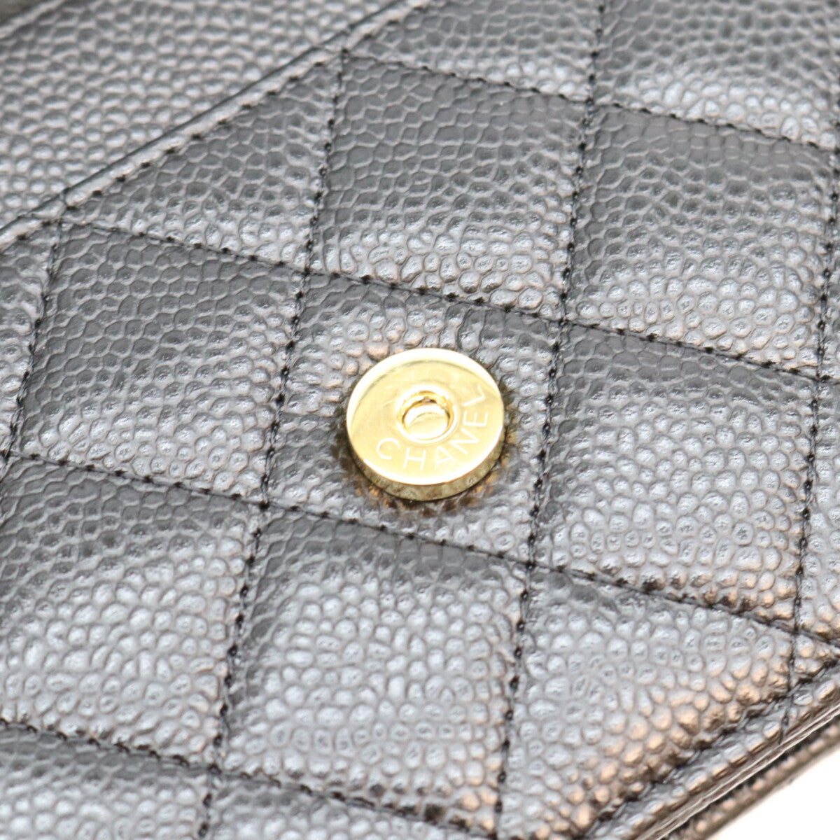CHANEL シャネル AP0250 黒 タムレスクラシック キャビア G金具 チェーンウォレット ショルダーバッグ