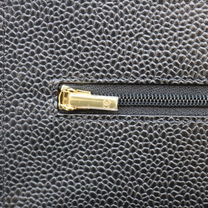 CHANEL シャネル AP0250 黒 タムレスクラシック キャビア G金具 チェーンウォレット ショルダーバッグ