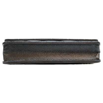 CHANEL シャネル AP0250 黒 タムレスクラシック キャビア G金具 チェーンウォレット ショルダーバッグ