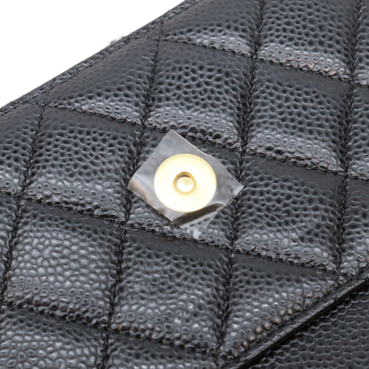 CHANEL シャネル AP0250 黒 タムレスクラシック キャビア G金具 チェーンウォレット ショルダーバッグ