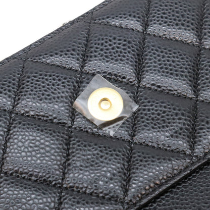 CHANEL シャネル AP0250 黒 タムレスクラシック キャビア G金具 チェーンウォレット ショルダーバッグ
