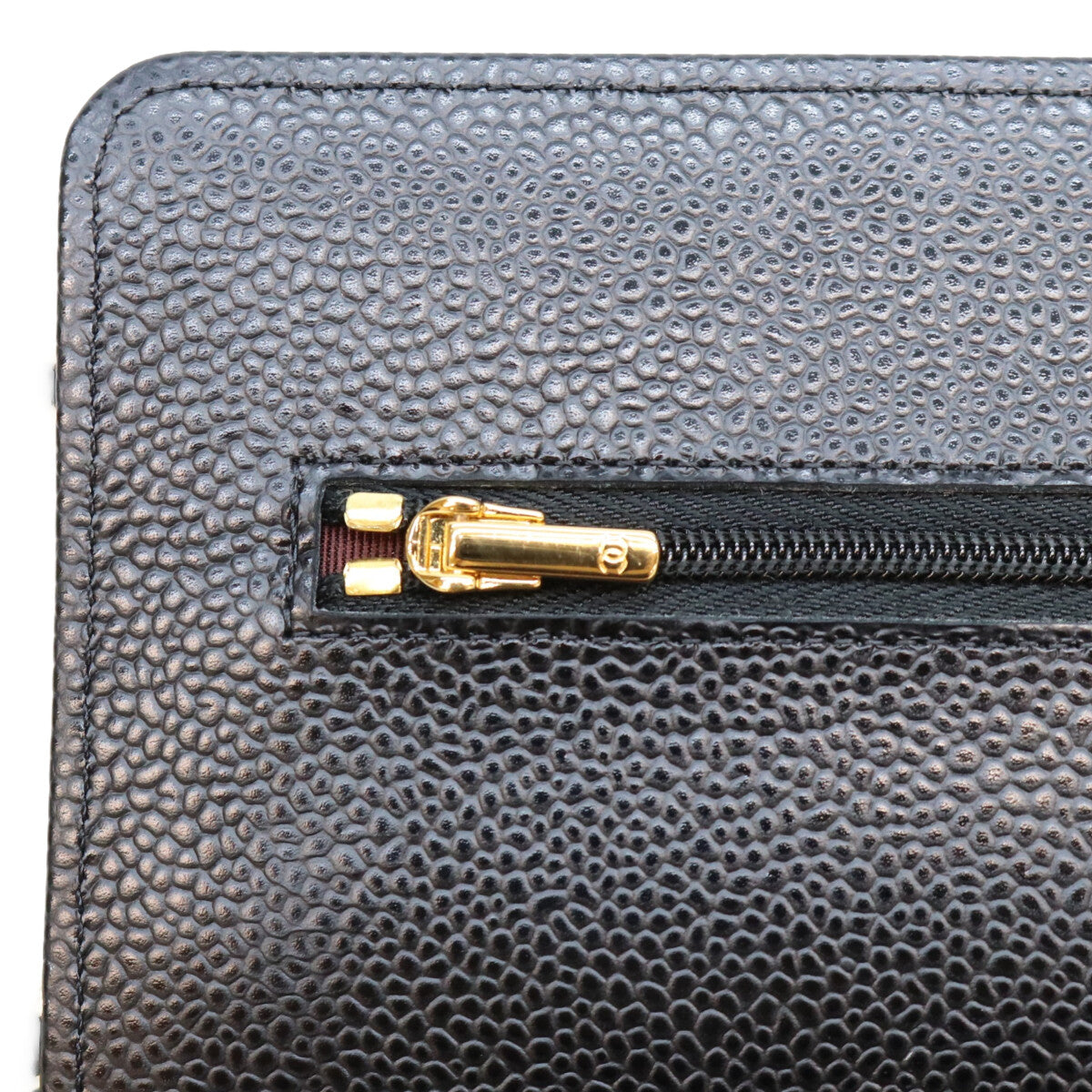 CHANEL シャネル AP0250 黒 タムレスクラシック キャビア G金具 チェーンウォレット ショルダーバッグ