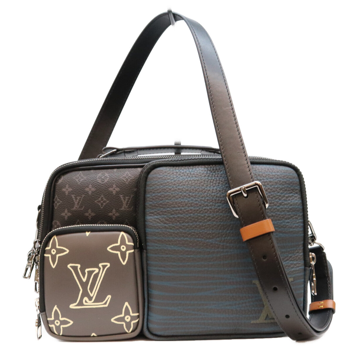 LOUIS VUITTON ルイヴィトン 20年 M45457 モノグラムエクリプス メッセンジャーマルチポケット ショルダーバッグ ショルダーバッグ