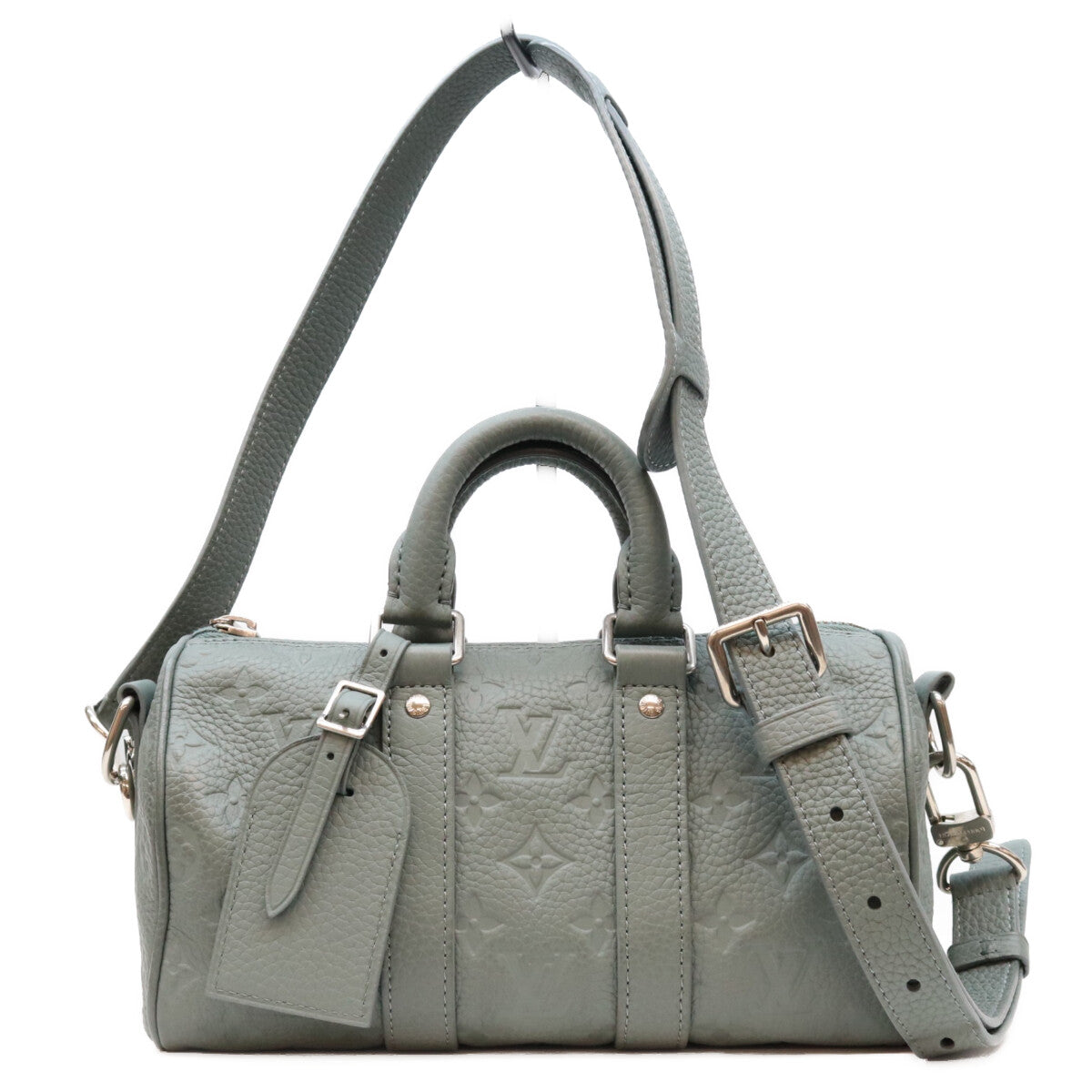 LOUIS VUITTON ルイヴィトン M13866 トリヨンレザー ミスティレイクグリーン キーポルバンドリエール25 ボストンバッグ ショルダーバッグ