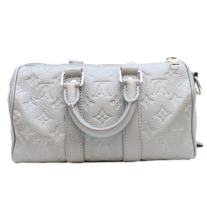 LOUIS VUITTON ルイヴィトン M13866 トリヨンレザー ミスティレイクグリーン キーポルバンドリエール25 ボストンバッグ ショルダーバッグ