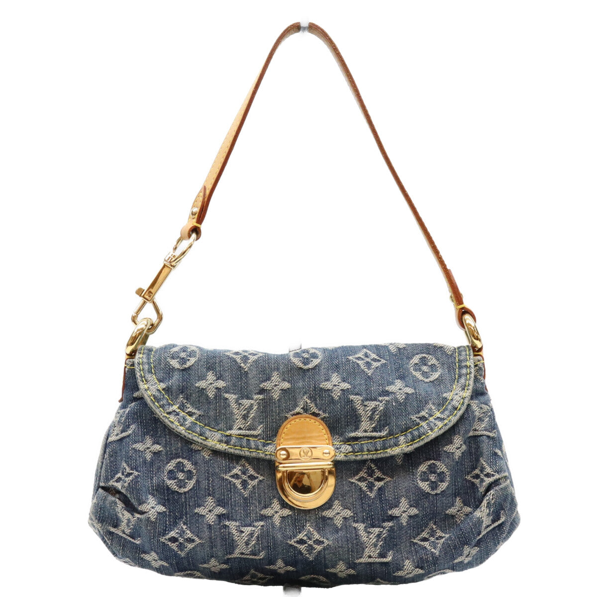 LOUIS VUITTON ルイヴィトン 06年 M95050 モノグラムデニム ミニプリーティ ショルダーバッグ ショルダーバッグ