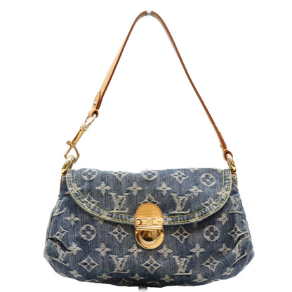 LOUIS VUITTON ルイヴィトン 06年 M95050 モノグラムデニム ミニプリーティ ショルダーバッグ ショルダーバッグ